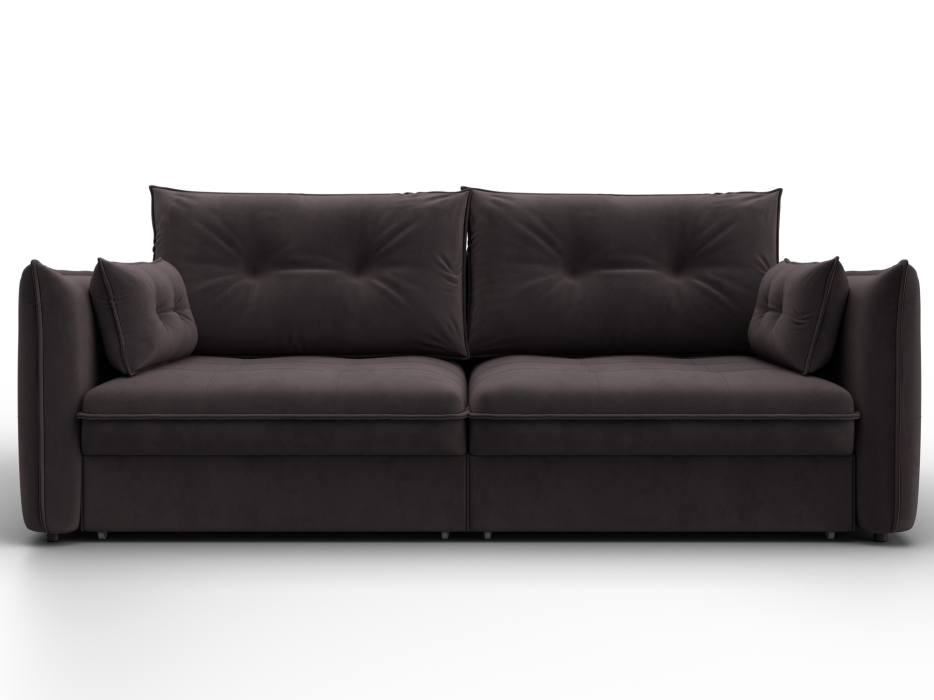 Диваны еврокнижки, Диван прямой Лига-100 НПБ, велюр SEVEN