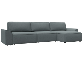 Диван угловой Лига-048 НПБ лонг, рогожка Амур