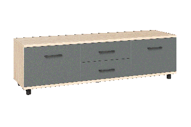 Модульная система Грейс Тумба ТБ-5034  Ясень Асахи