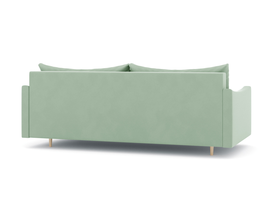 Диваны еврокнижки, Диван-кровать еврокнижка Смайл с подлокотниками, велюр