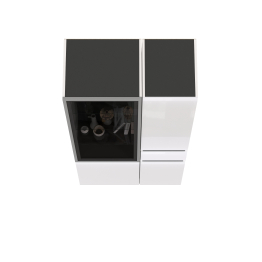 Набор шкафов Сидней - шкаф с ящиком и шкаф-витрин