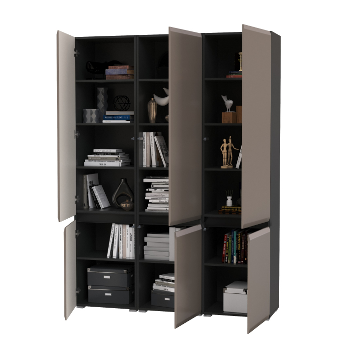 Шкафы распашные, Стенки для гостиной из трёх шкафов Сидней 13.200