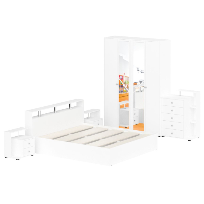 Спальные гарнитуры, Спальный гарнитур Камелия №4