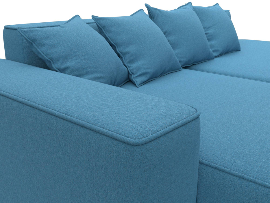 Диваны угловые в гостиную, Диван угловой Лига-065 угол левый, рогожка Амур