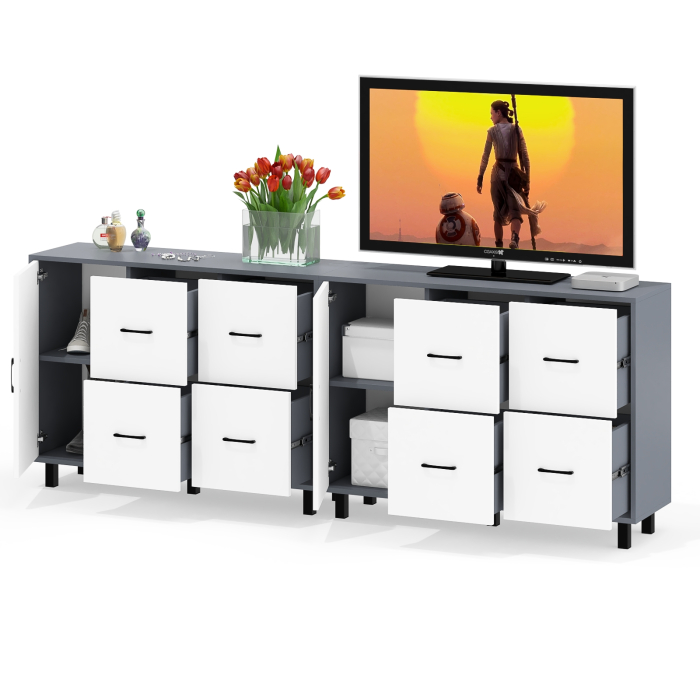 ТВ-тумбы, Два комода РВК 125-1204 с дверкой и 4-мя ящиками