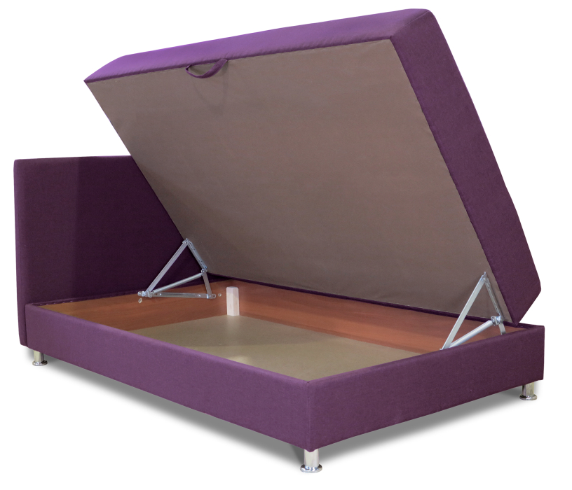 Кровати с мягким изголовьем, Кровать тахта Классика 120 с подъемным механизмом, рогожка