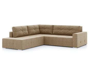Диван-кровать угловой Леос НПБ, рогожка Люкс