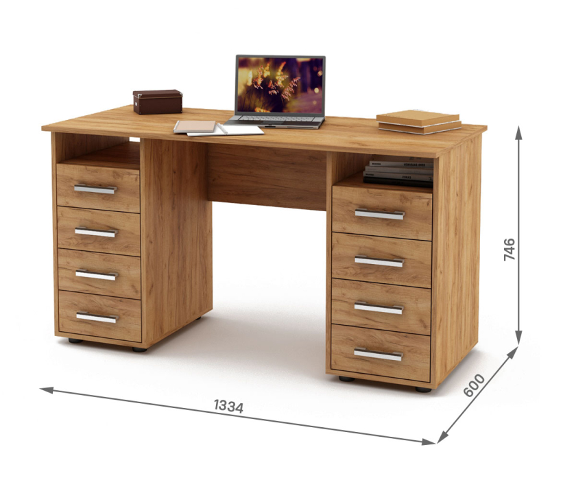 Прямые, Письменный стол Остин-6