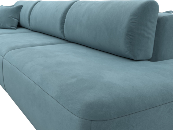 Диван прямой Лига-036 Модерн Лонг подлокотник слева, велюр