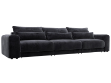 Диваны еврокнижки, Диван прямой Лига-056 НПБ Лонг, велюр TOWER