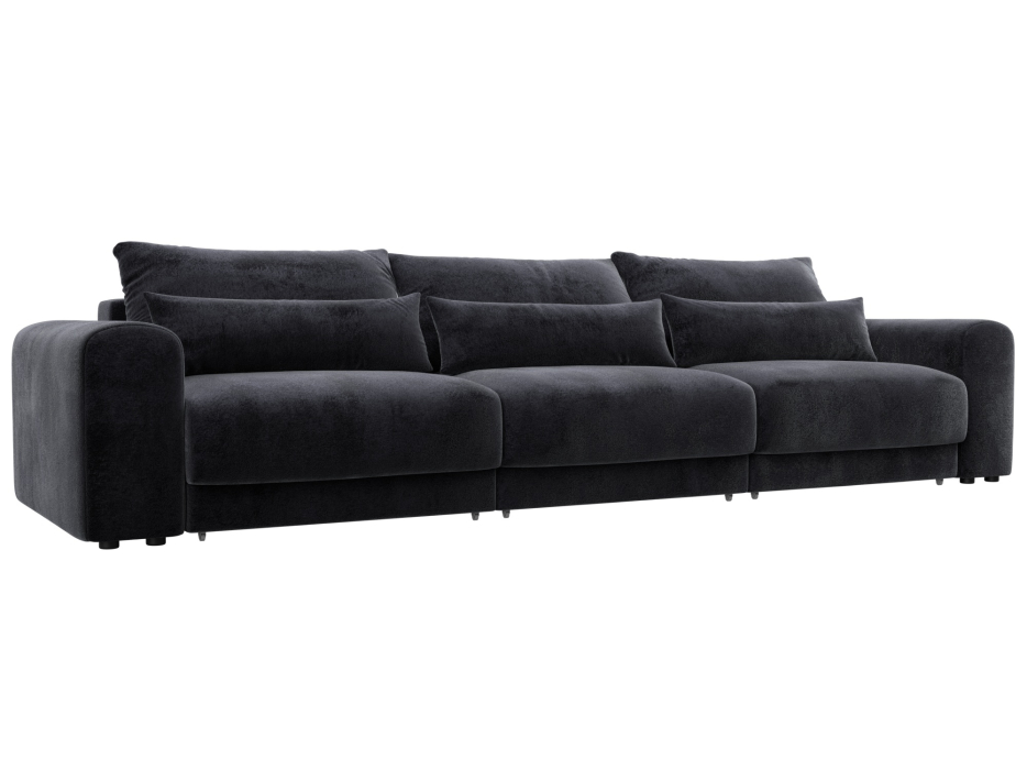 Диваны еврокнижки, Диван прямой Лига-056 НПБ Лонг, велюр TOWER