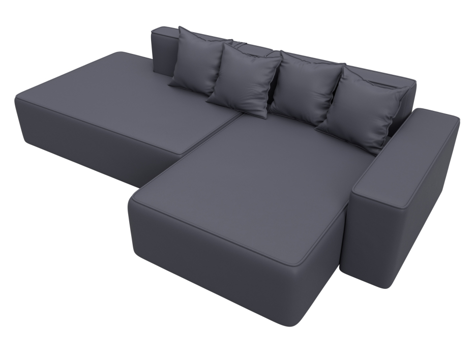 Диваны угловые в гостиную, Диван угловой Лига-079 угол правый, экокожа GRIFON