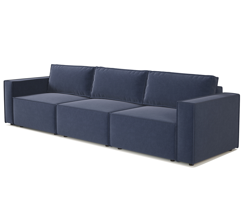 Диваны кровати со спальным местом, Диван модульный Шарм 25 327х95х70 см, велюр