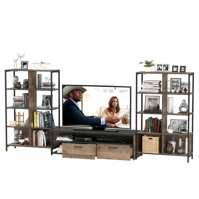 Стенки для гостиной, Два стеллажа 13.151.02 в гостиную Трувор и ТВ-тумба