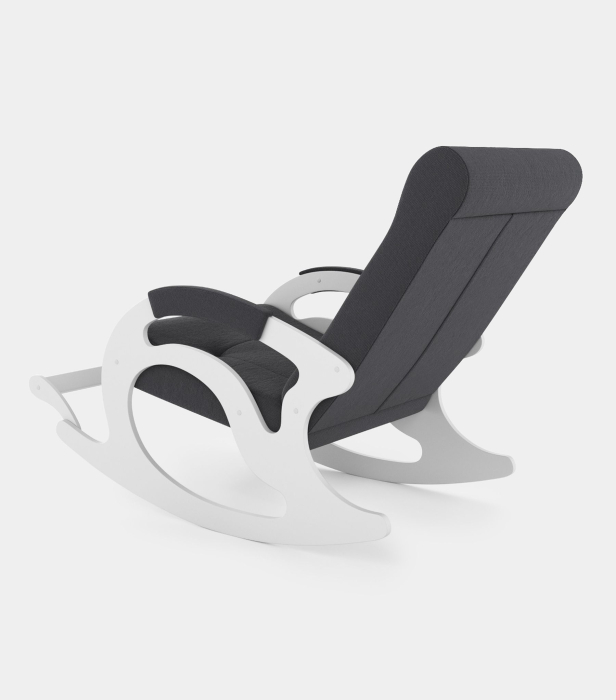 Кресла-качалки, Кресло-качалка Тироль - БЕЛЫЕ ткань