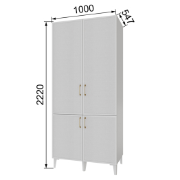 Шкаф двухстворчатый Толедо ТШ-22