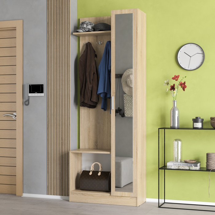 Прихожие, Прихожая с зеркалом в маленькую прихожую РВК Камелия-8