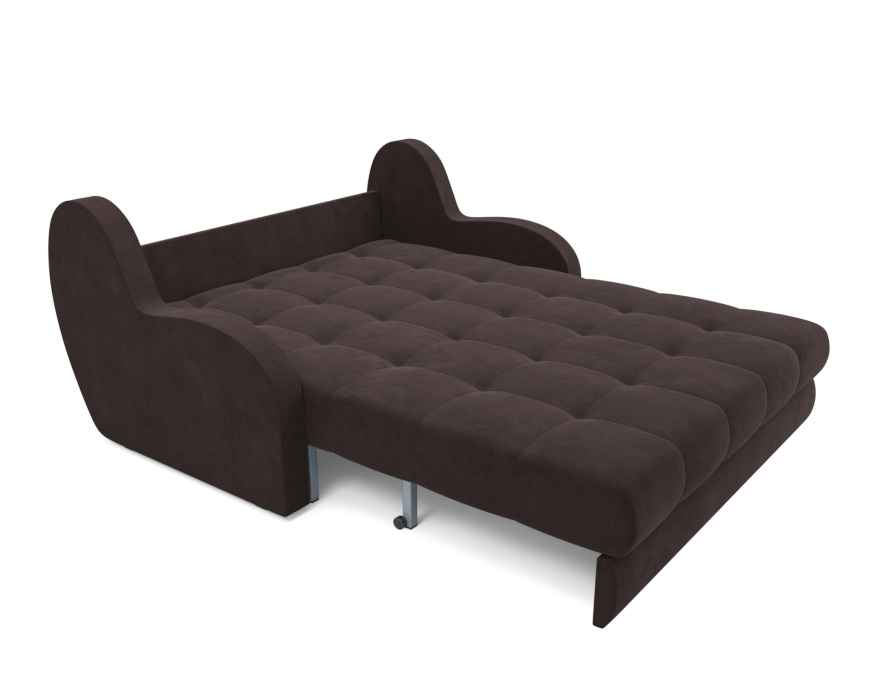 Диваны с ящиком для белья, Диван аккордеон Барон НПБ 140х200 Микровелюр