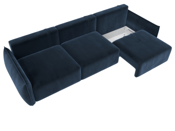 Диван прямой Лига-051 НПБ Лонг, велюр TOWER