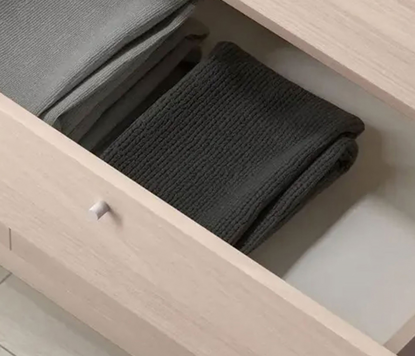 Комоды, Комод 140х40х72 см, Теви 6 ящиков