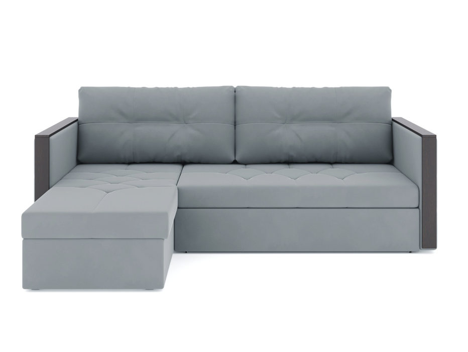 Диваны угловые в гостиную, Диван-кровать угловой Даймонд дельфин, велюр