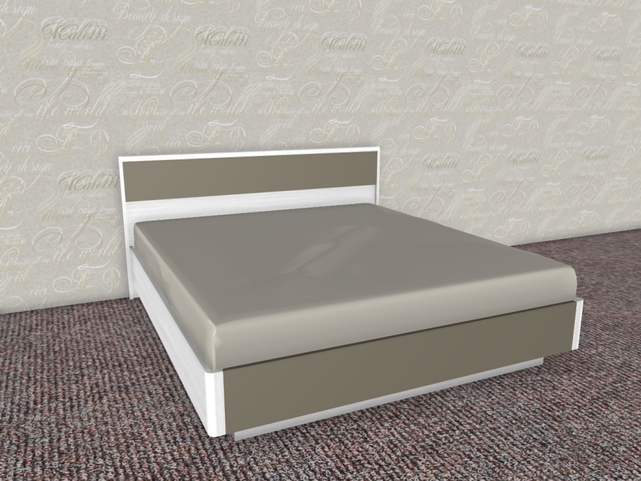 Кровати 180х200, Модульная система Грейс Кровать КР-4004  Снежный Ясень