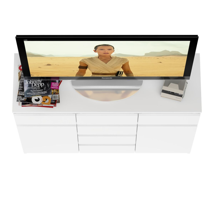 Комоды, Комод с ящиками и дверками Мори МК1200.4