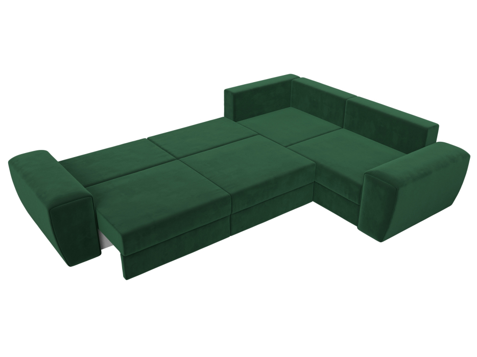 Диваны угловые в гостиную, Диван угловой Лига-008 Long правый, велюр