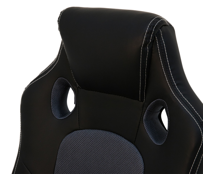 Для офиса и дома, Кресло поворотное RACER (серый/черный)