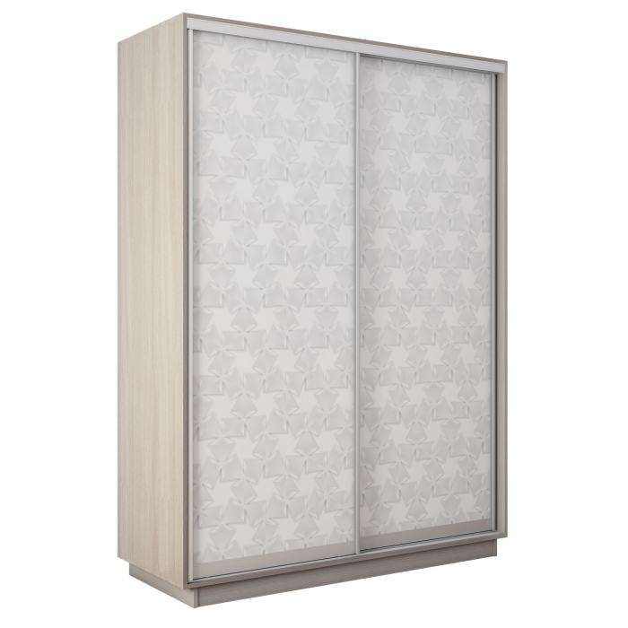 Шкафы-купе 2-х дверные, Шкаф-купе Экспресс 2-х дверный Фотопечать Калейдоскоп Стекла 140х45х220