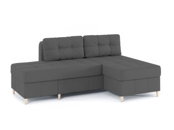 Диван-кровать угловой Оливер Люкс 2 еврокнижка-трансформер, велюр