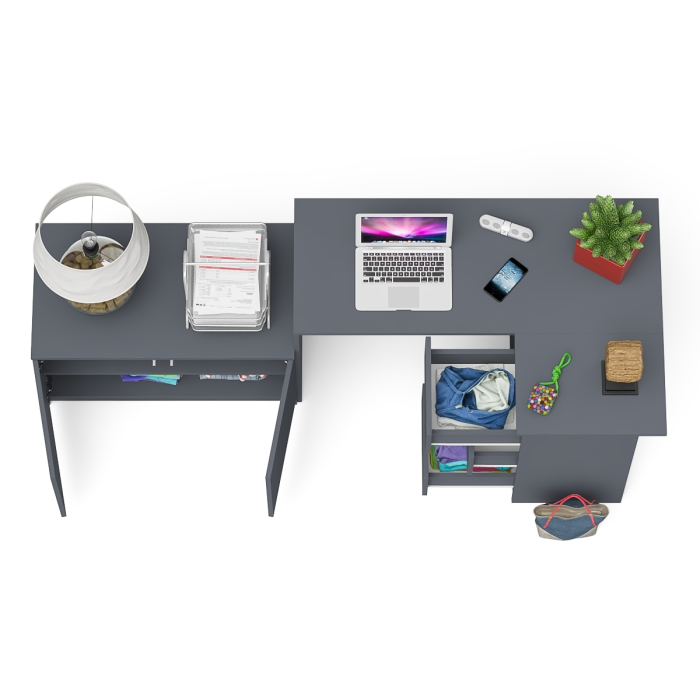 Угловые, Тумба широкая Мори 900 и угловой стол компьютерный Мори правый