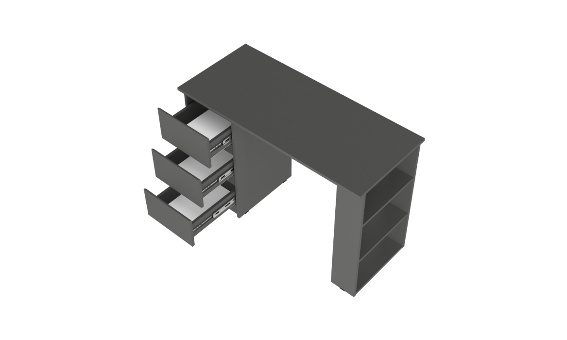 Прямые, Стол письменный ПС-07 МС Симпл