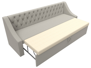 Диван кухонный прямой Мерлин, рогожка Амур