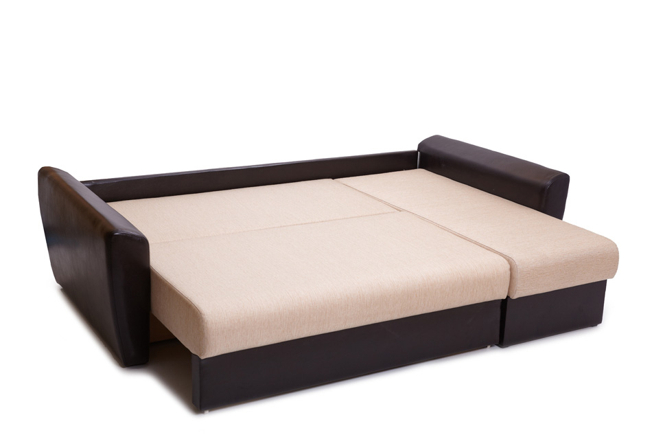 Диваны угловые, Диван угловой  Амстердам 160, рогожка /экокожа