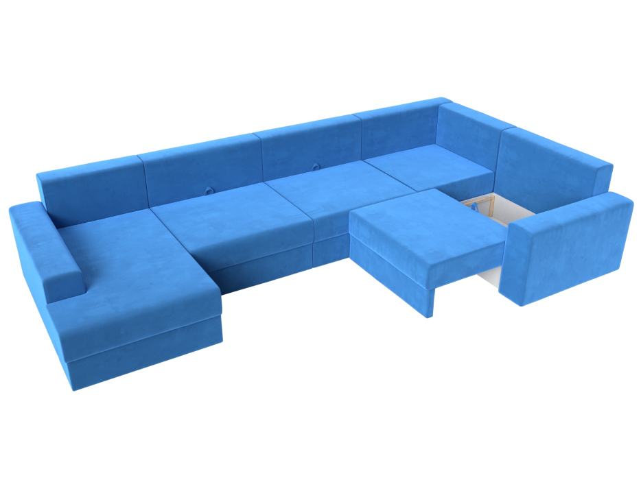 Офисные диваны, П-образный диван Майами левый угол, Велюр