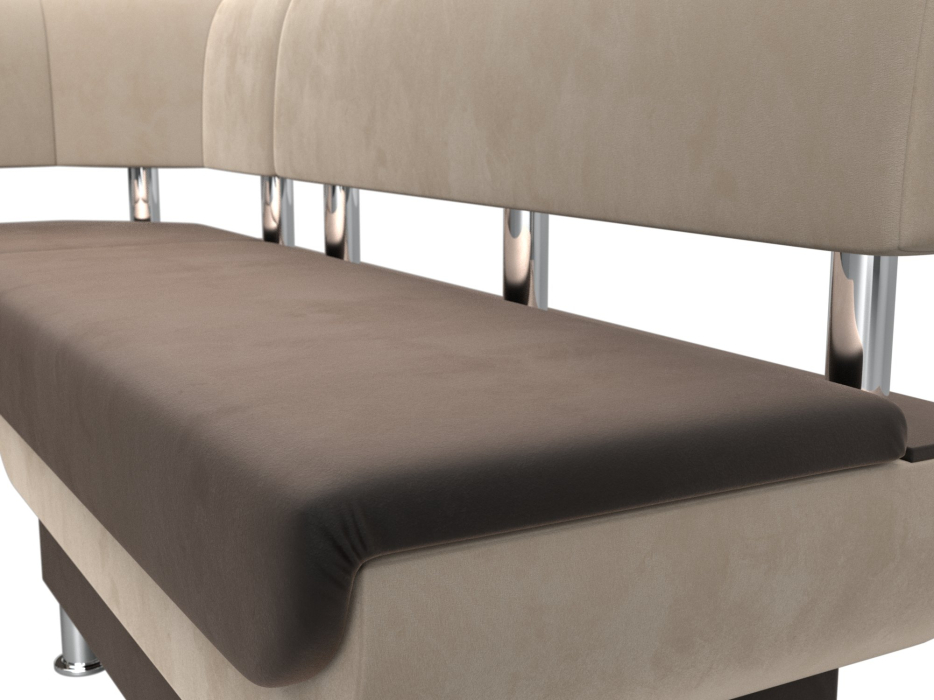 Кухонные уголки, Кухонный угловой диван Альфа левый угол, велюр