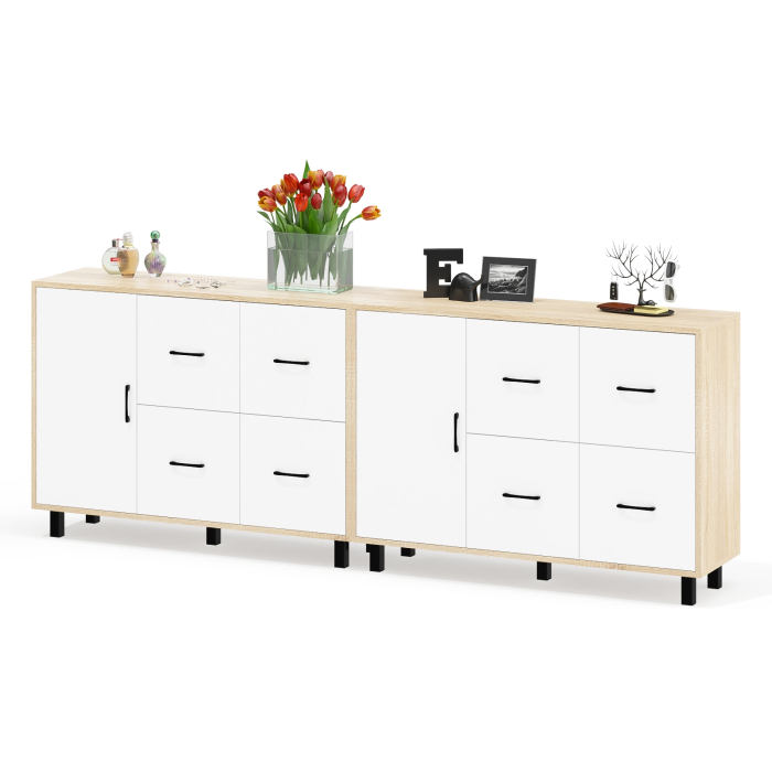 ТВ-тумбы, Два комода РВК 125-1204 с дверкой и 4-мя ящиками