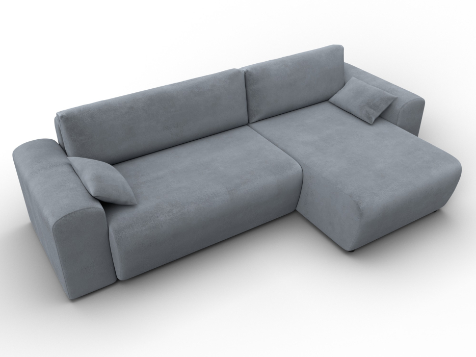 Диваны угловые в гостиную, Диван угловой Лига-099 угол универсальный, велюр TOWER