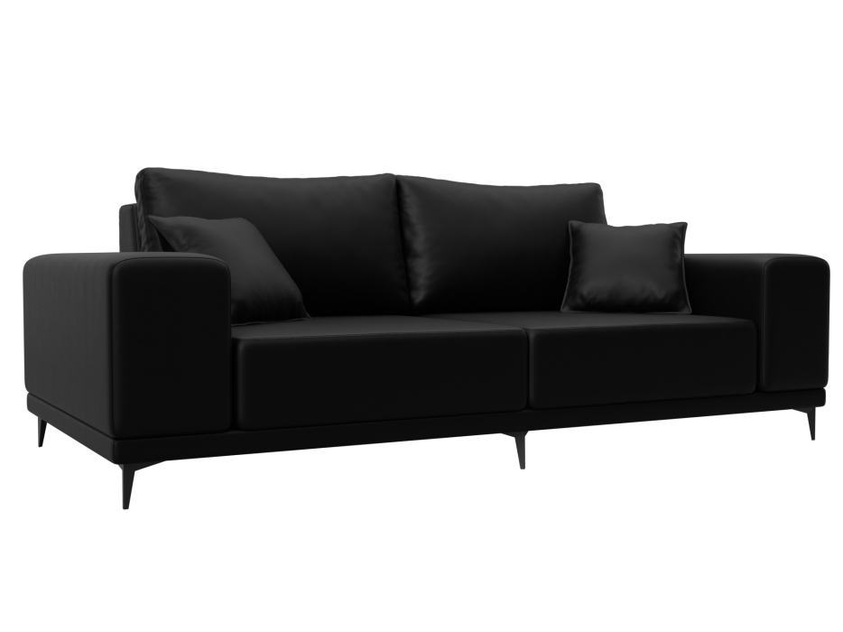 Диваны кровати со спальным местом, Диван прямой Льюес, экокожа GRIFON