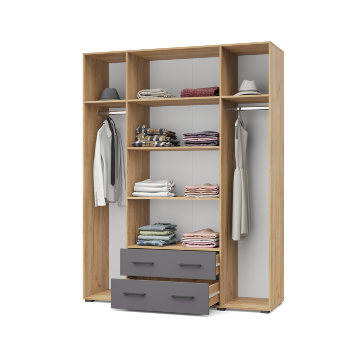 Шкафы распашные, Модульная система Ева Е43 Шкаф