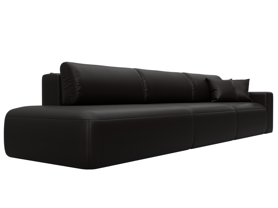 Диваны еврокнижки, Диван прямой Лига-036 НПБ Модерн Лонг подлокотник справа, экокожа GRIFON