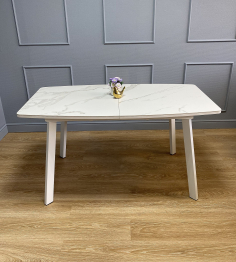 Стол Kenner AA1400 раздвижной, керамика , опоры белые 