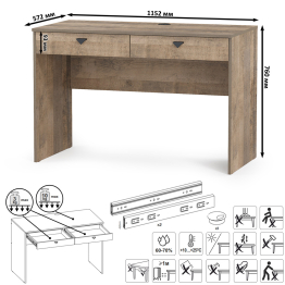 Стол компьютерный Трувор 12.69