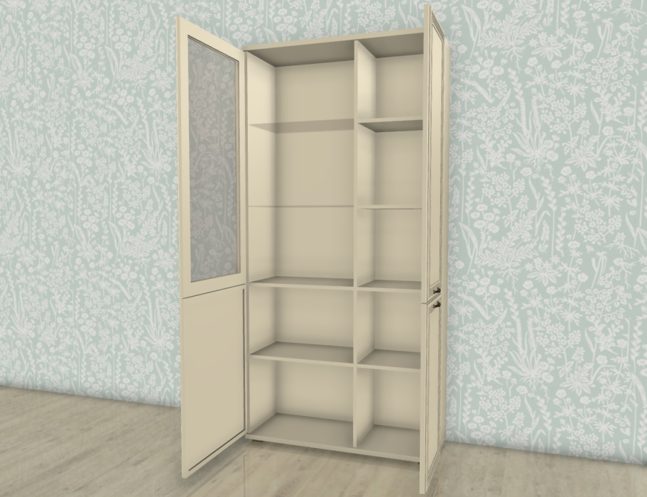 Шкафы двухстворчатые, Модульная система Карина Шкаф ШК-1072