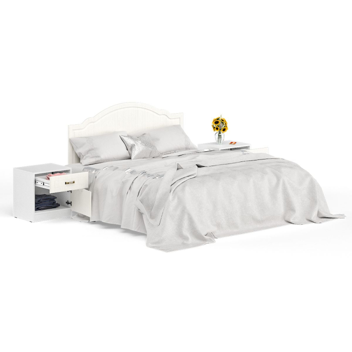 Модульные cпальни, Кровать 1600 Ливерпуль с основанием и двумя тумбами