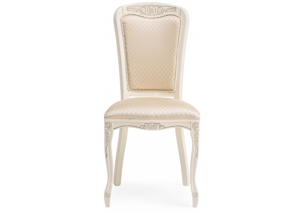 Стулья, Стул деревянный Клето патина золото / ромб