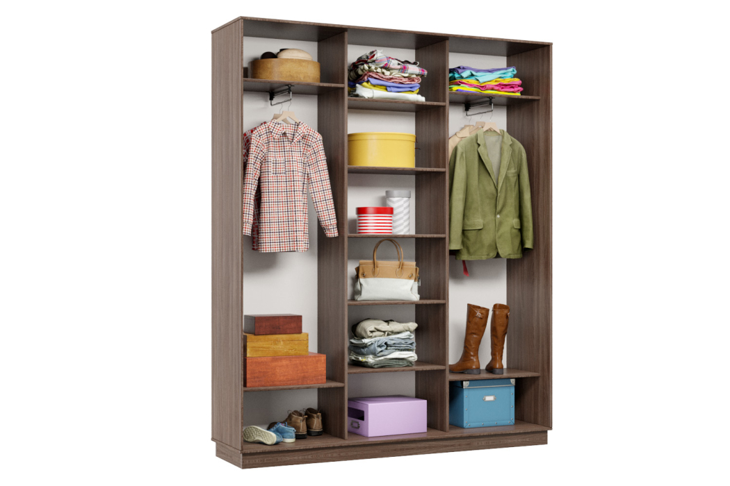 Шкафы-купе 3-х дверные, Шкаф-купе Премьер Лайт 25 (08;11;08) трехдверный