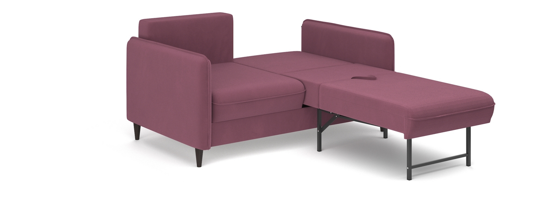 Дизайнерские диваны для гостиной, Диван-кровать Фьорд SMART 140, велюр