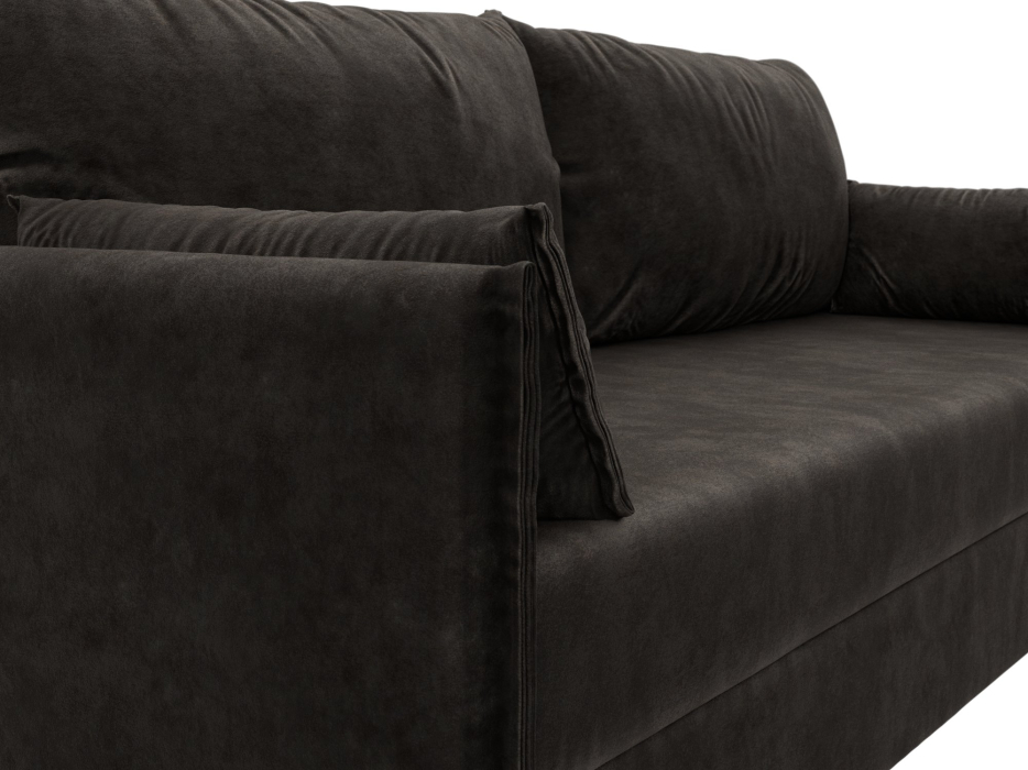 Диваны еврокнижки, Диван прямой Сайгон, велюр BRUT